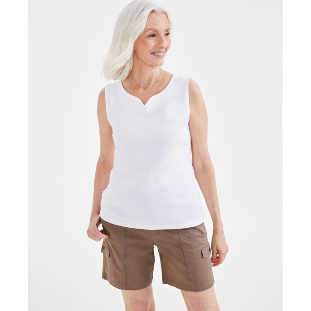 Style & Co. Women's Sweetheart-Neck Sleeveless Top